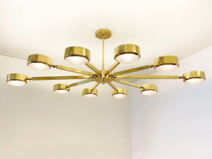 Металлический потолочный светильник