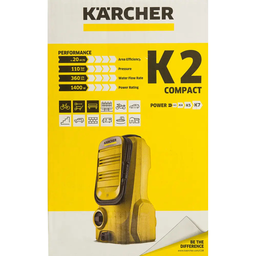 Мойка высокого давления Karcher K2 Compact, 110 бар, 360 л/ч 82110022 STLM-2194775  - Вид №11