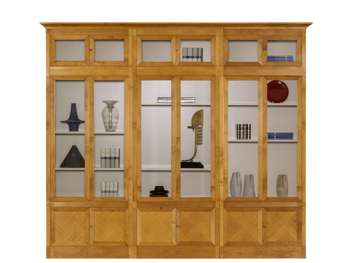 Модульный книжный шкаф из вишни Morelato PRESIDENT ARCH-00127601