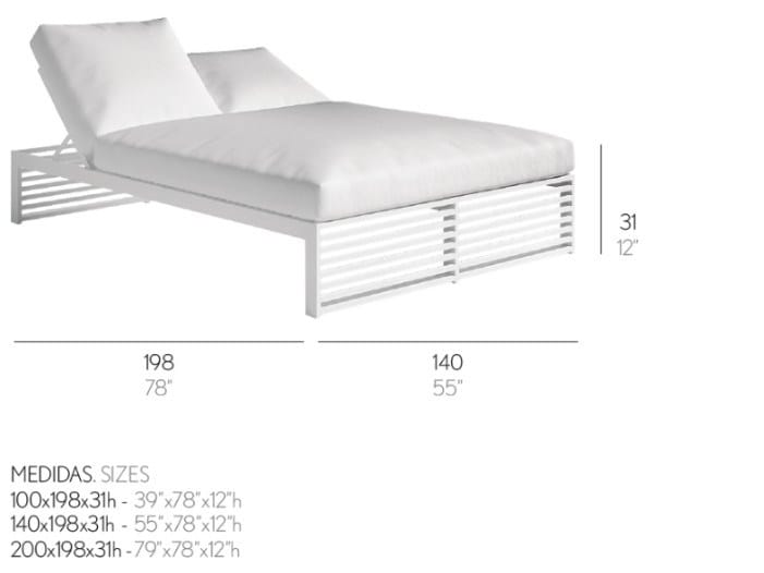 Алюминиевая Садовая кровать GANDIABLASCO DNA ARCH-00002743 - Вид №3
