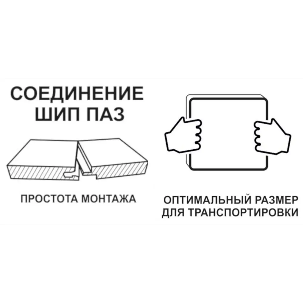 Плита ДСП Палермо 16 мм 900x1200 мм. 1.08 м2 QUICKDECK STLM-2122031 - Вид №2
