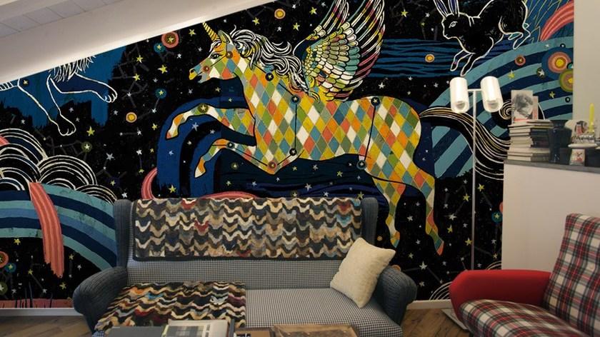 GLAMORA Моющиеся виниловые обои Symbiosis sun-id-1394216 - Вид №2