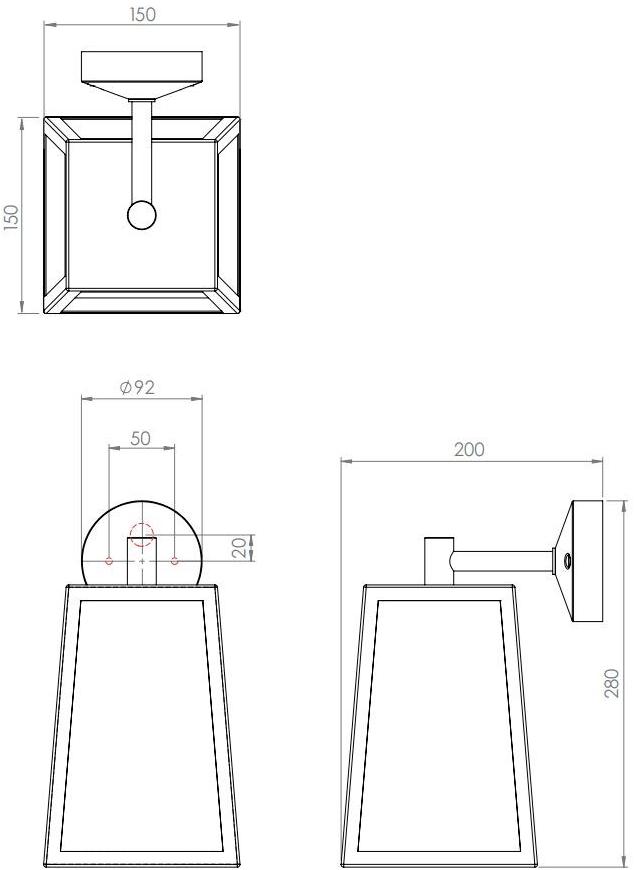 Astro Lighting Бра для наружного освещения из стали и стекла Calvi sun-id-1414760 - Вид №11