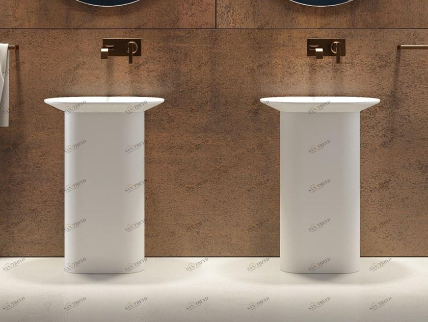Relax Design Отдельностоящий овальный Lavabo из luxolid® Shell sun-id-1460145