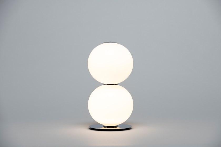 Formagenda Настольная лампа из светодиодного стекла с диммером Pearls sun-id-1427196 - Вид №8