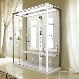 Душевая кабина NEXIS DUAL Novellini NEXIS цвета белое дерево, с высоким душевым поддоном