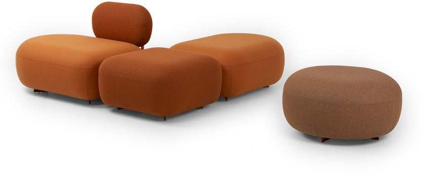 True Design Прямоугольный пуф с полкой для журналов Code Cd 60re / cd 75re - Вид №9