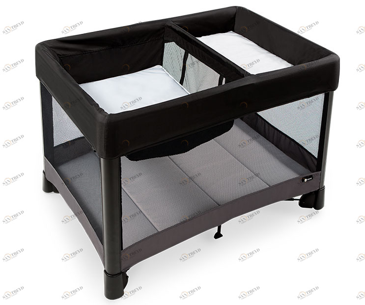 Манеж-кровать Breeze Plus черный 4MOMS  322584 Черный Santreyd 
