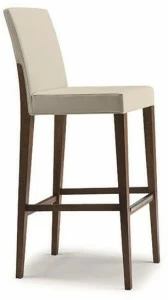 Martini Interiors Высокий табурет из ткани с подставкой для ног Eddie