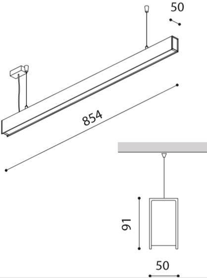 Arkoslight Светодиодный подвесной светильник из алюминия Fifty custom sun-id-1412117 - Вид №33