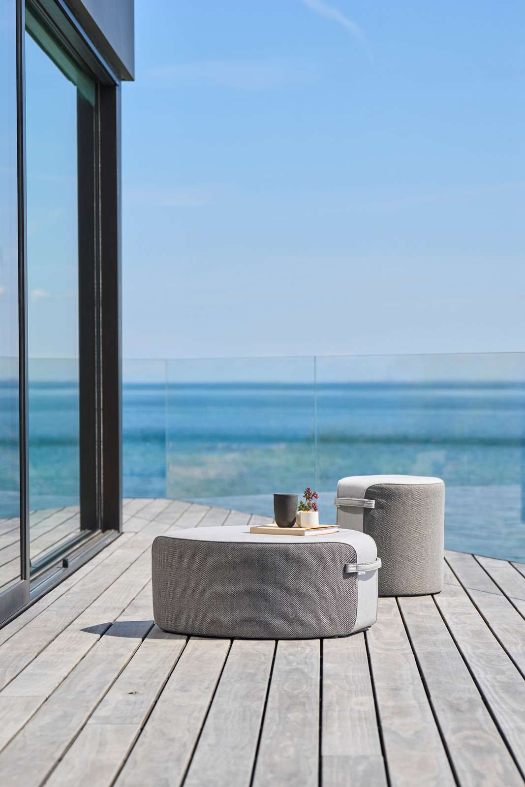 Круглый пуф в Sunbrella® Mindo Mindo 108 ARCH-00076348 - Вид №4