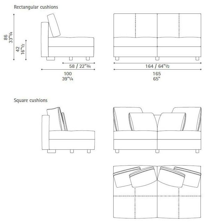 Poltrona Frau Модульный диван La collezione - divani e poltrone sun-id-1459157 - Вид №13