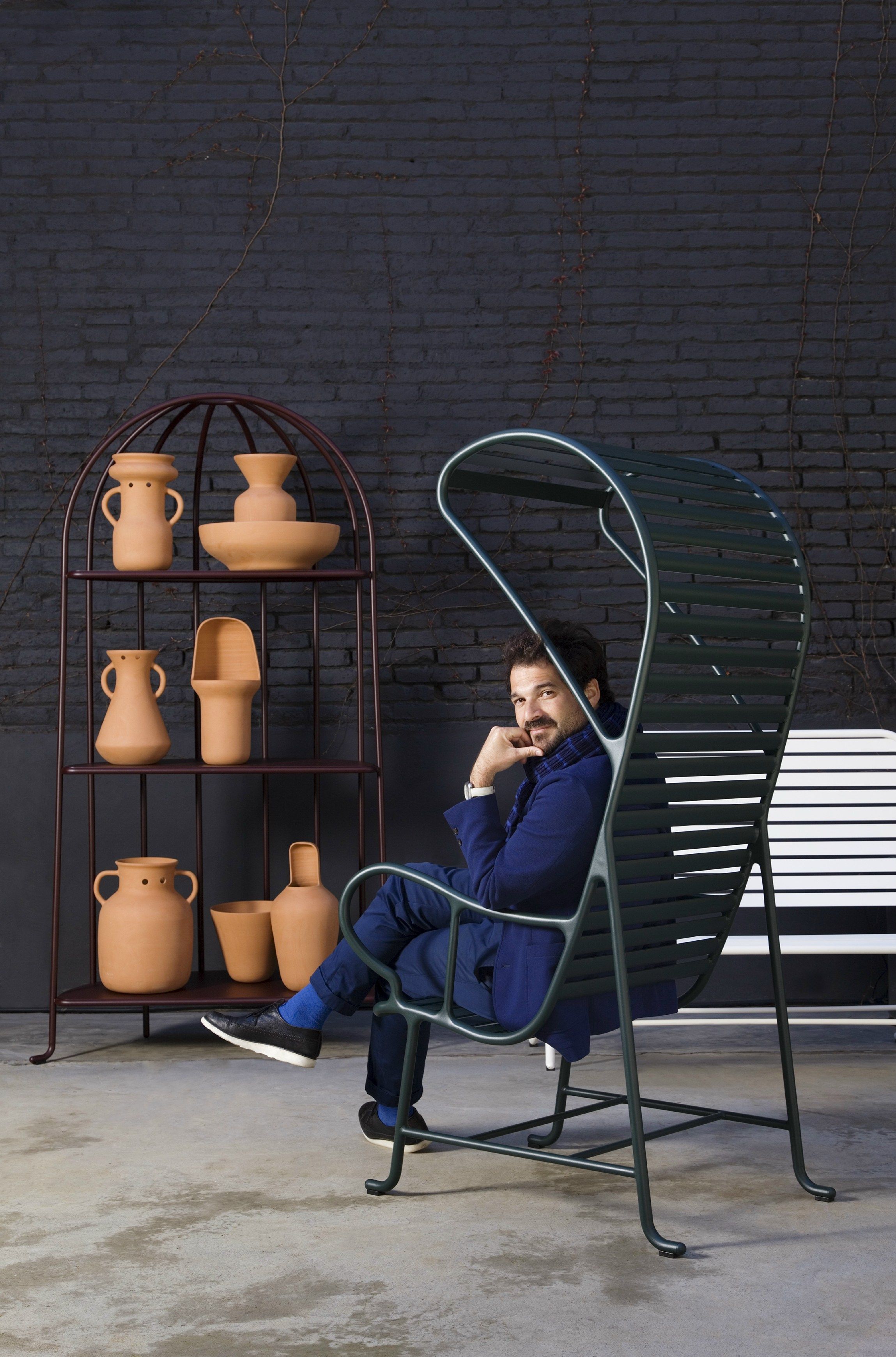 Низкий терракотовый садовый горшок BD Barcelona GARDENIAS N.2 ARCH-00042264 - Вид №5