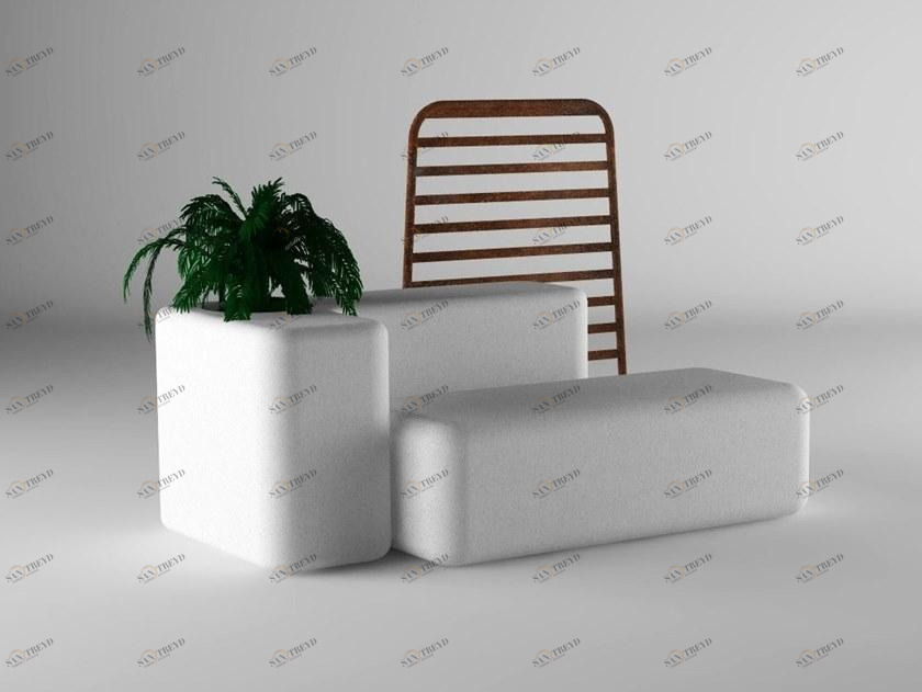 Manufatti Viscio Модульная скамья со встроенной сеялкой sun-id-1471038