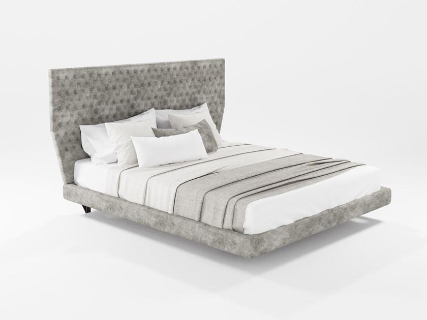 Barel Кровать из мягкой ткани с тафтинговым изголовьем sun-id-1394755 - Вид №1