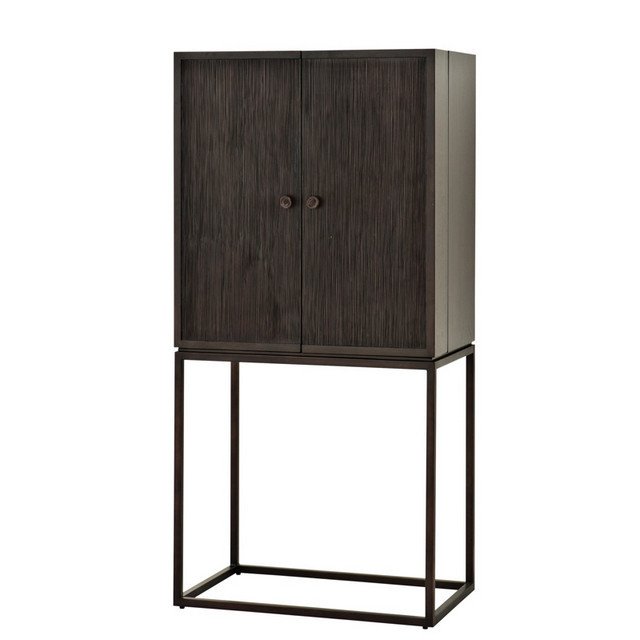 Барный шкаф с дверцами темно-коричневый DeLaRenta от Eichholtz EICHHOLTZ EICHHOLTZ 062471 Черный  - Вид №3