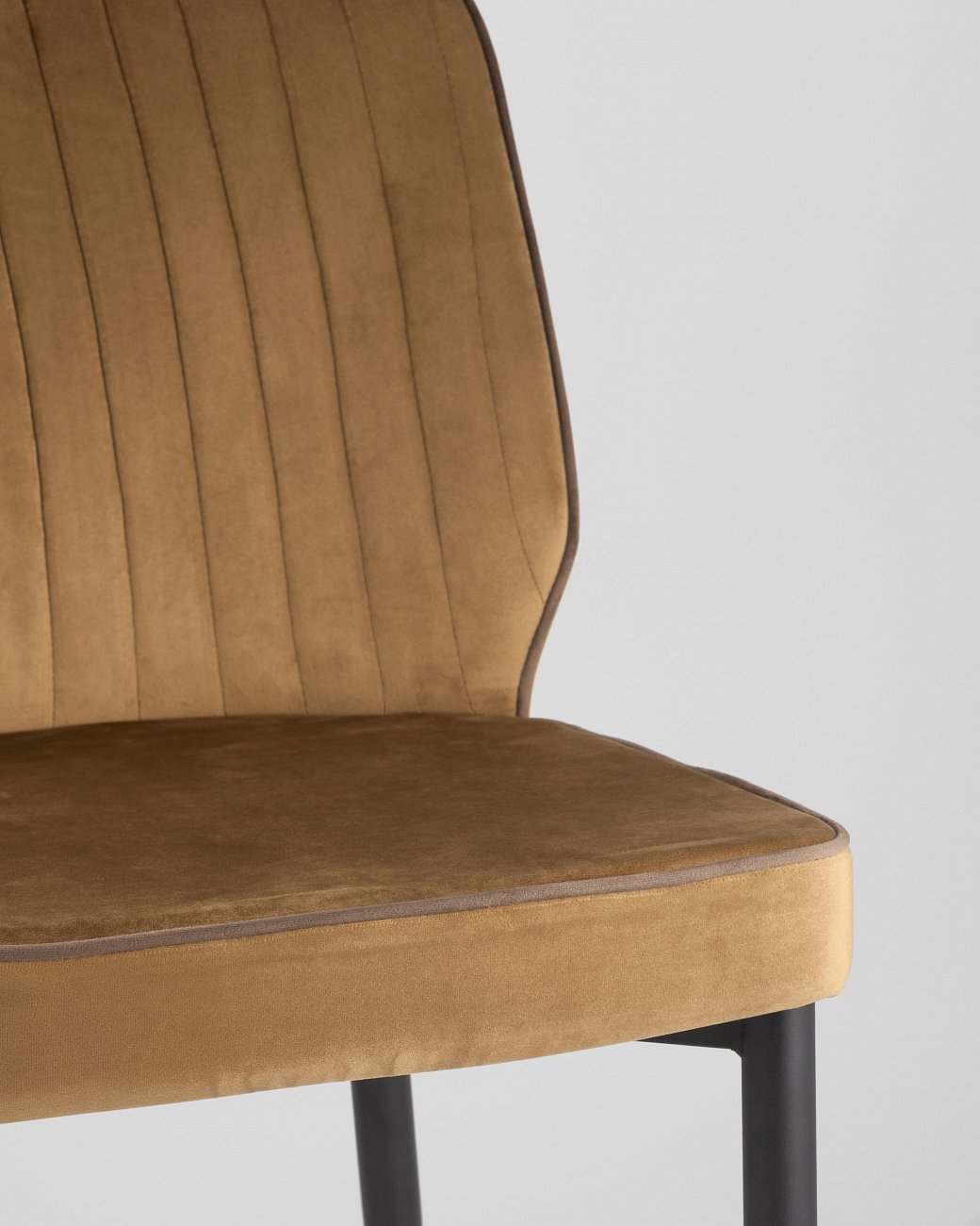 Стул со спинкой карамельный "Лоренс" STOOL GROUP ДИЗАЙНЕРСКИЕ, ИНТЕРЬЕРНЫЕ 00-3946150 Коричневый  - Вид №8