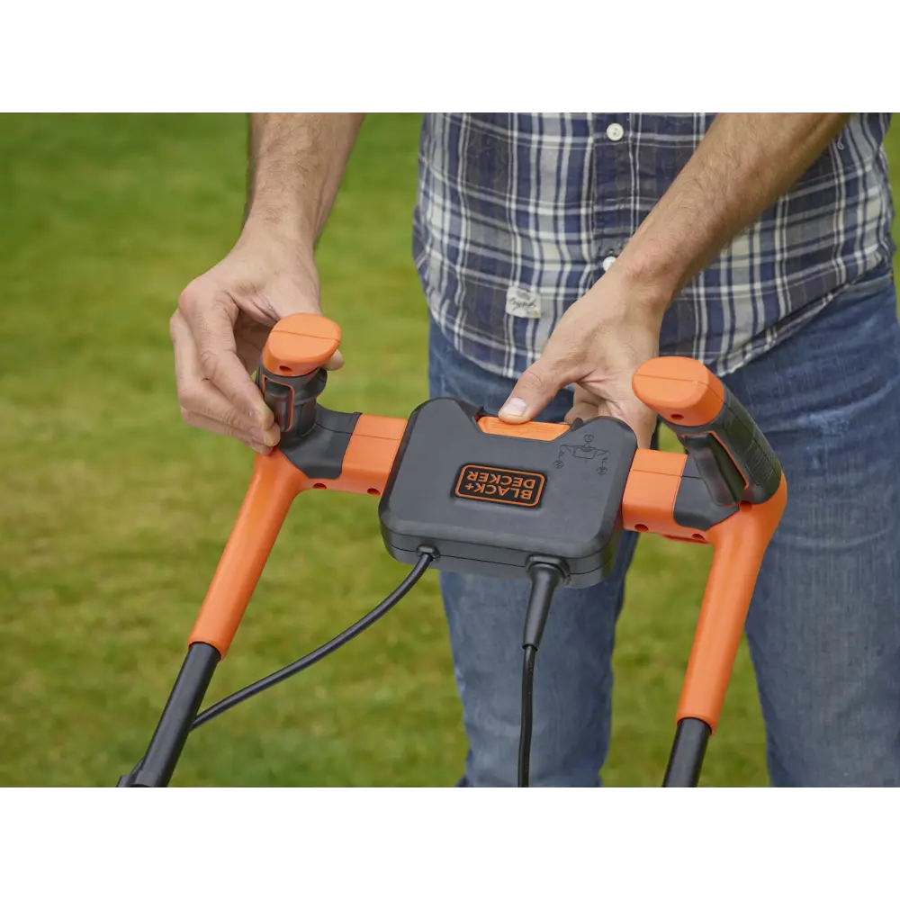 Газонокосилка электрическая Black&Decker BEMW 461BH, 1400 Вт, 34 см BLACK + DECKER STLM-2120902 - Вид №15