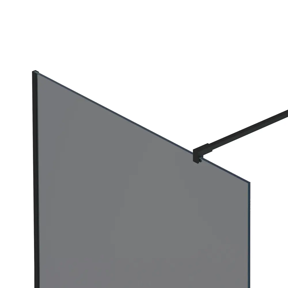 Душевая перегородка Mebelvann 110×200 см с черным профилем и тонированным стеклом 89372141 STLM-1493505 - Вид №2