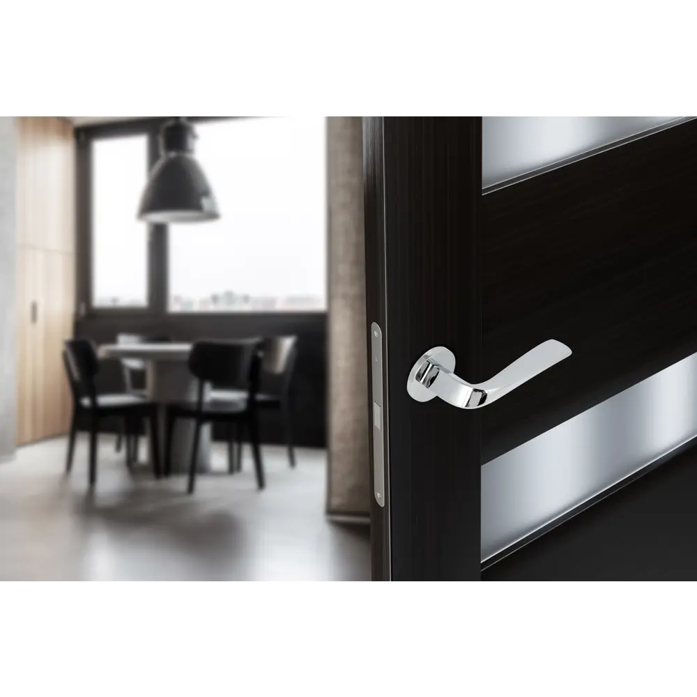 Дверные ручки EDSON EDS-97B-R2 в стильном хроме 85168432 STLM-0059318 - Вид №9