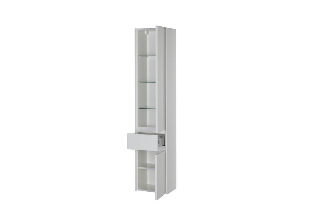 Шкаф-пенал для ванной Aquanet Латина 35 белый 00179606 - Вид №3