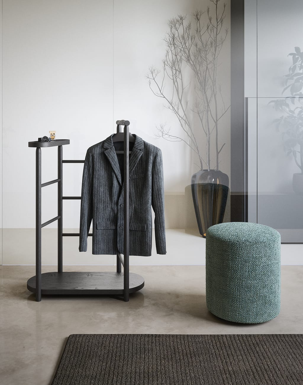 Круглый пуф из ткани Novamobili LOG ARCH-00086385 - Вид №10