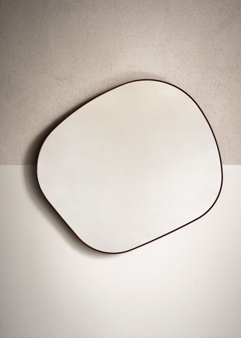 Зеркало в кожаной оправе Baxter FLUID ARCH-00152966 - Вид №1