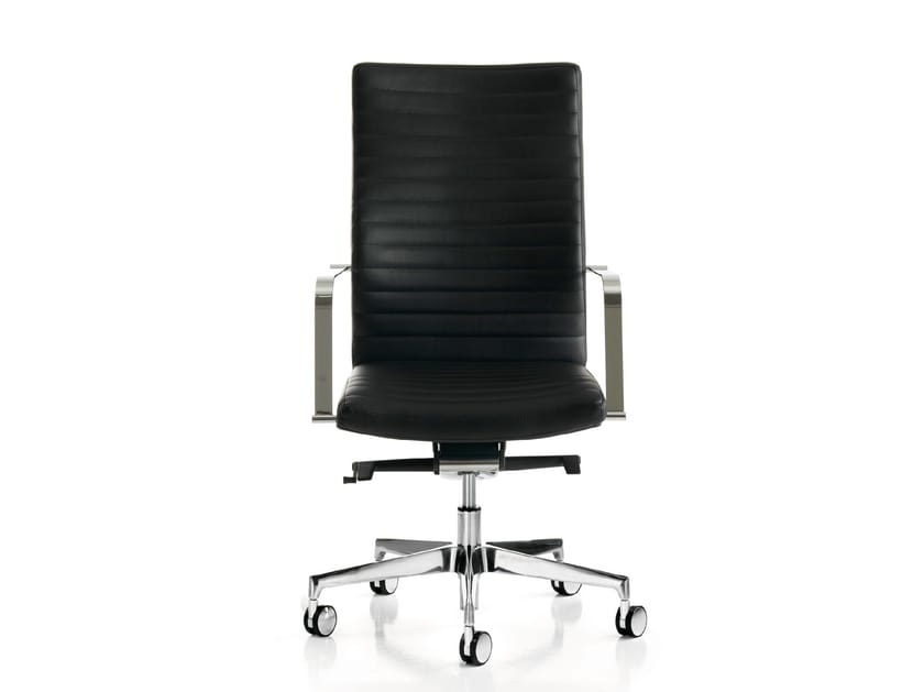 Офисное кресло руководителя с колесами с подлокотниками 5 спиц Quinti Sedute ARCH-00109445
