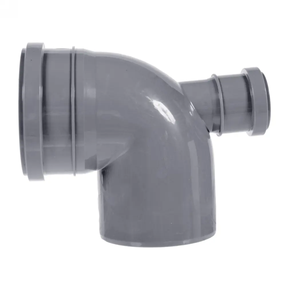 Фронтальный канализационный отвод ПОЛИТЭК 110/50 мм с уплотнительными кольцами 13921212 STLM-0004009 - Вид №1