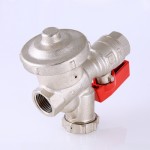 VT.300.N.04 Кран шаровой со встроенным фильтром и редуктором давления (КФРД) универсальный Valtec 1/2"  - Вид №3