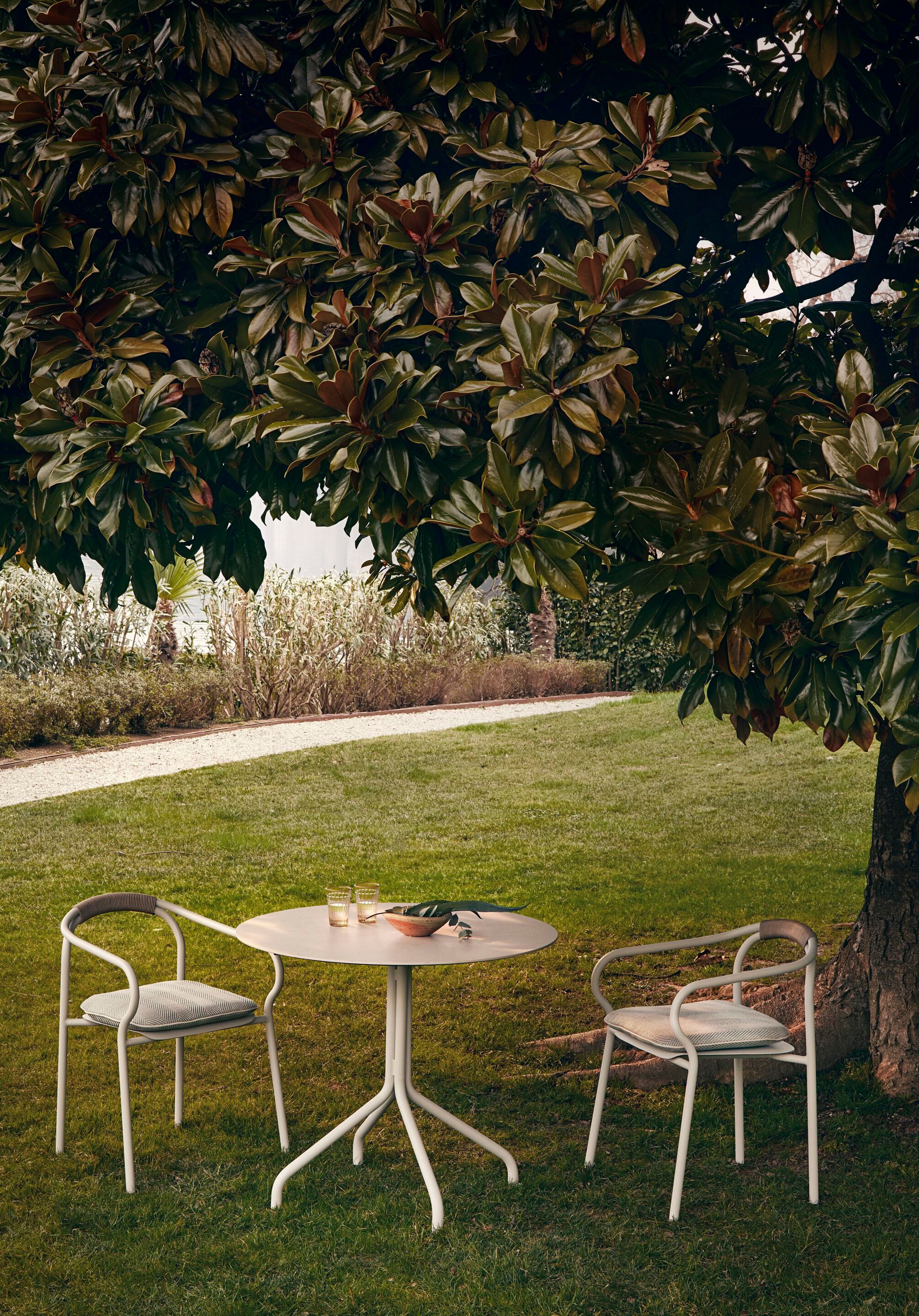 Алюминиевый садовый стул с подлокотниками Unopiù Salò ARCH-00031786 - Вид №5