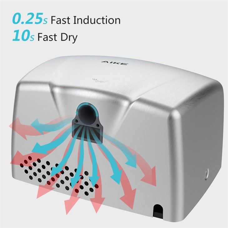 Сушилка для рук из нержавеющей стали AIKE AK2803A_176  - Вид №2