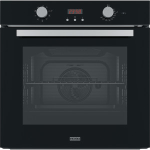 116.0609.447 Better, электрический духовой шкаф, 60 см, серия smart linear, 71л, дисплей, эмаль легкой очистки, черный Franke
