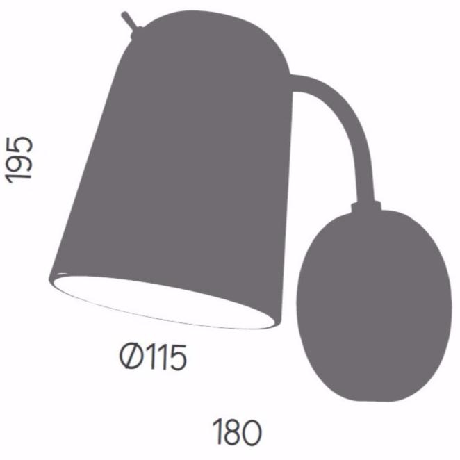 Aromas del Campo Регулируемый настенный светильник Dobi A1207  - Вид №3
