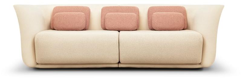 VONDOM Садовый диван из модульной ткани Suave sun-id-1385905 - Вид №1