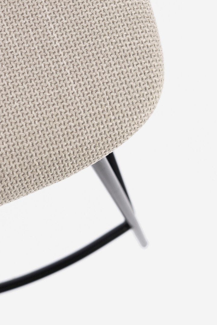 Высокий стул из ткани и дерева со спинкой BIZZOTTO SIENNA ARCH-00065029 - Вид №5