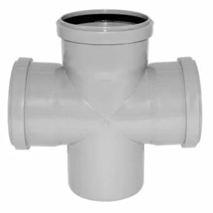Крестовина канализационная Д110х110х110мм 90 градусов