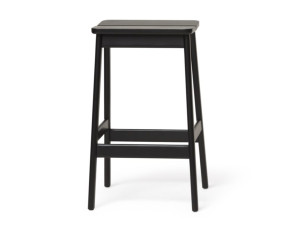 Высокий стул из бука с подставкой для ног