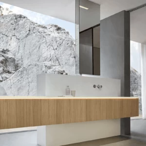 Комбинация ванной комнаты P103 в отделке TRAY 94 Milltek/Rovere Barrique MILLDUE PURO