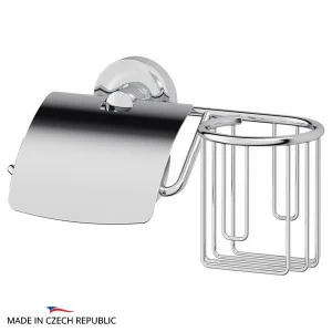 Держатель туалетной бумаги с крышкой и освежителя Ellux ELEGANCE ELE 069