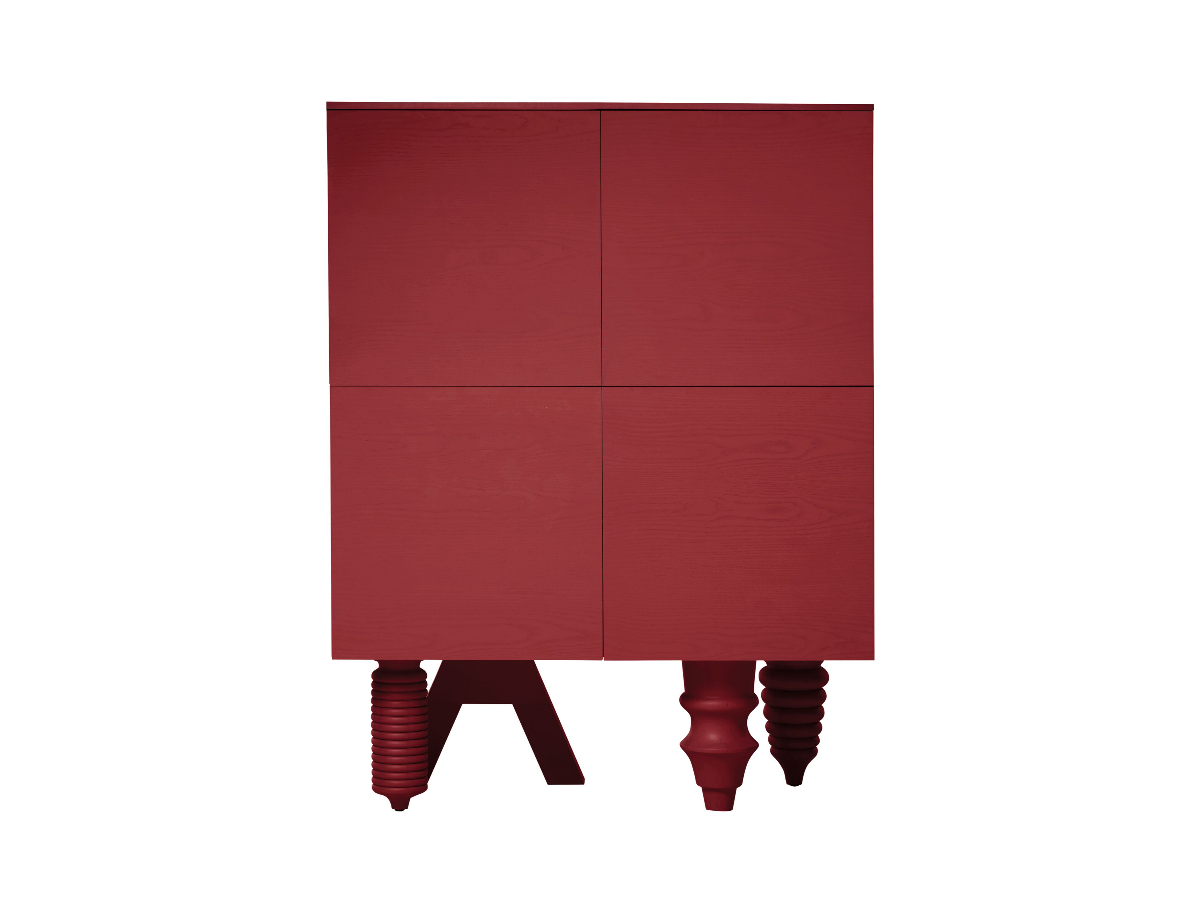 Шкаф из шпона ясеня с распашными дверцами BD Barcelona Multileg ARCH-00079400 - Вид №2