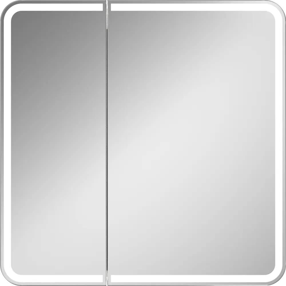 Зеркальный шкаф Santreyd Elmer с LED-подсветкой для ванной 80×80 см 83127327 STLM-0039198