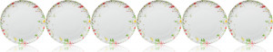 10645668 Rosenthal Набор тарелок закусочных Rosenthal Дикие цветы 21см, фарфор, 6шт Фарфор