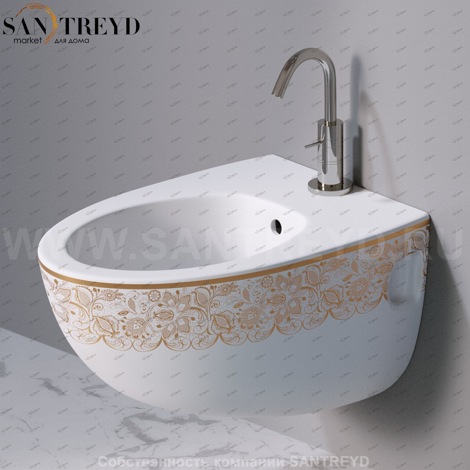 S512.463G Биде подвесное OVAL A. e T. Italia AeT ITALIA