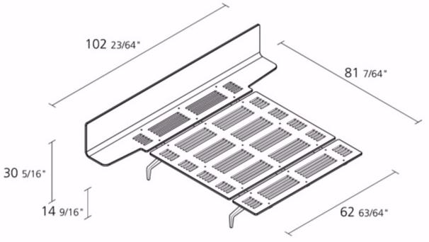 Alias Двуспальная кровать из алюминия и дерева Legnoletto sun-id-1359185 - Вид №2