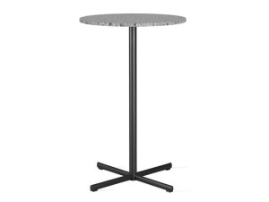 Высокий круглый стол из RFS и стали с 4-спицевым основанием