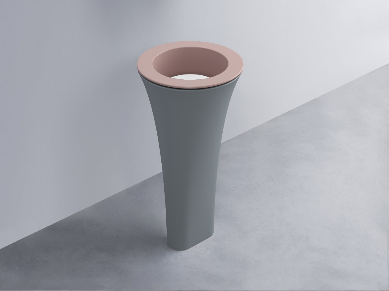 AMLA45-CP+AMPILT-BL+AMCOLT-BR Раковина Amedeo Tondo отдельностоящая cielo Enjoy + Amedeo Ceramica Cielo