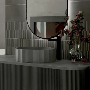 Плитка настенная Mersey Dark A0554H24103 20x40 см 1.6 м² матовая цвет графит 89352884 STLM-2055803