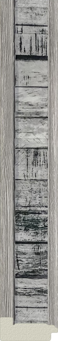 BY 7603 Зеркало в багетной раме - состаренное дерево 50 mm EVOFORM Definite - Вид №3