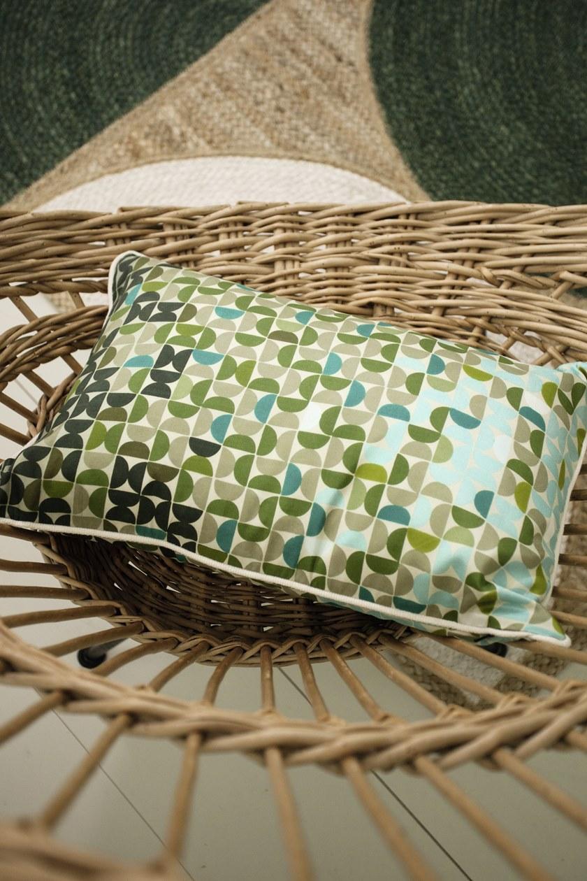 Élitis Прямоугольная подушка из шелка с рисунком sun-id-1395113 - Вид №7